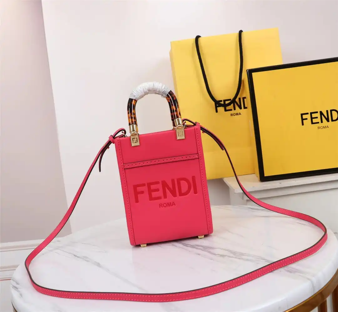 Affordable FENDI MINI SUNSHINE SHOPPER-13-18-6.5cm 0130