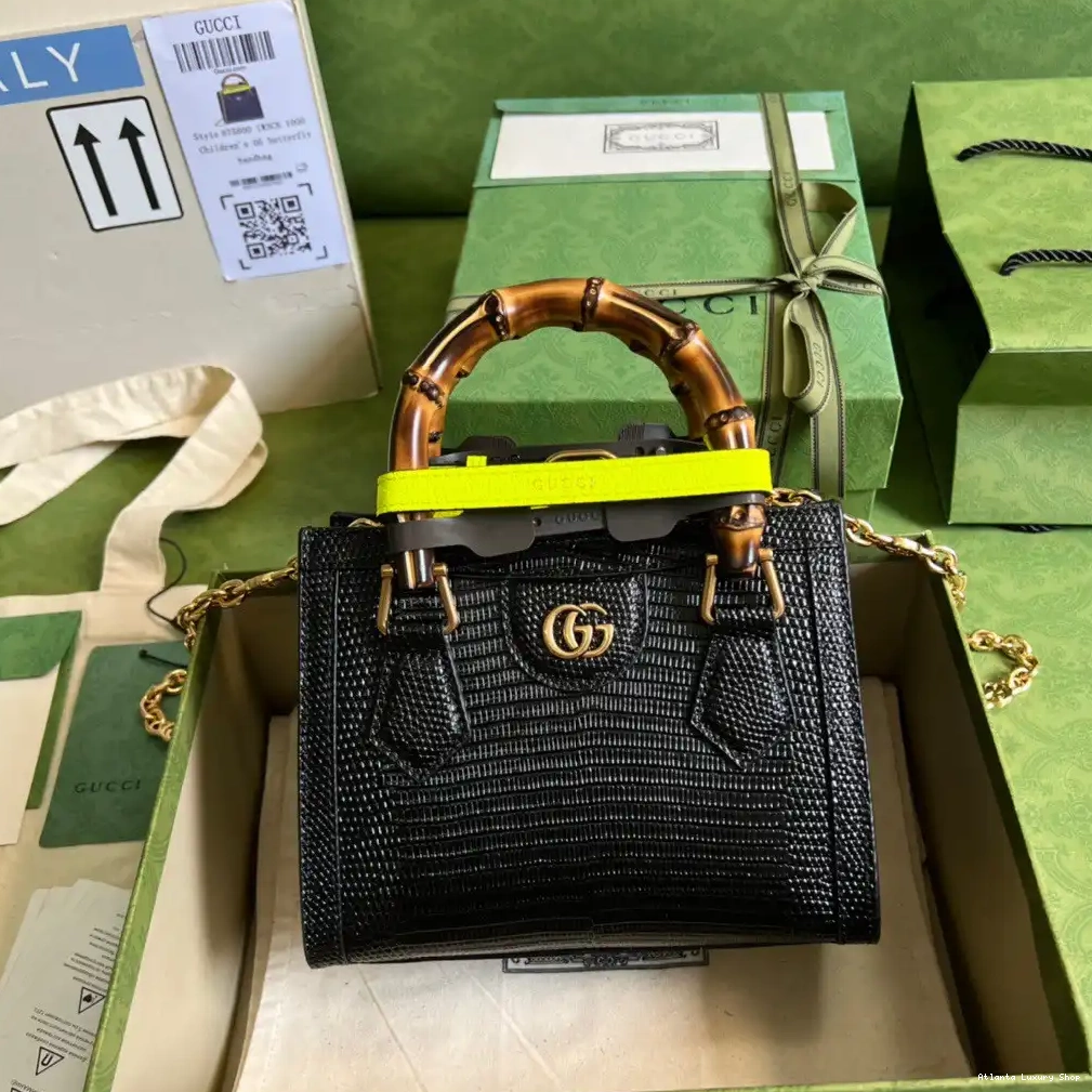 Rep lizard mini Gucci Diana bag 0211