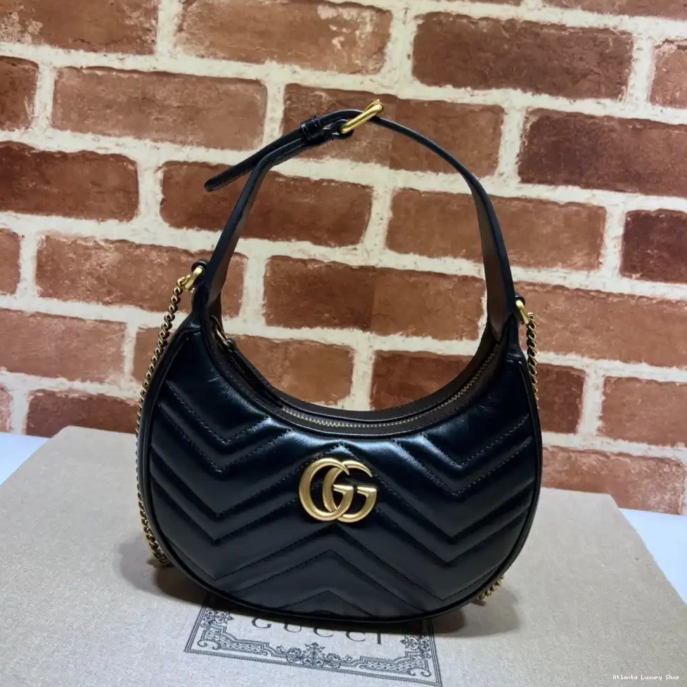 Rep mini half-moon-shaped GG bag GUCCI Marmont 0225