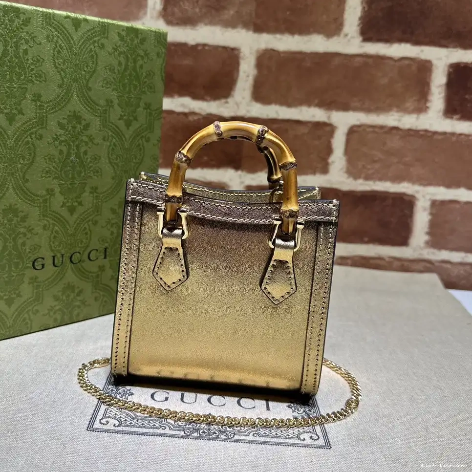 Cheap MINI SUPER GUCCI BAG-12*12.5*6CM DIANA 0225