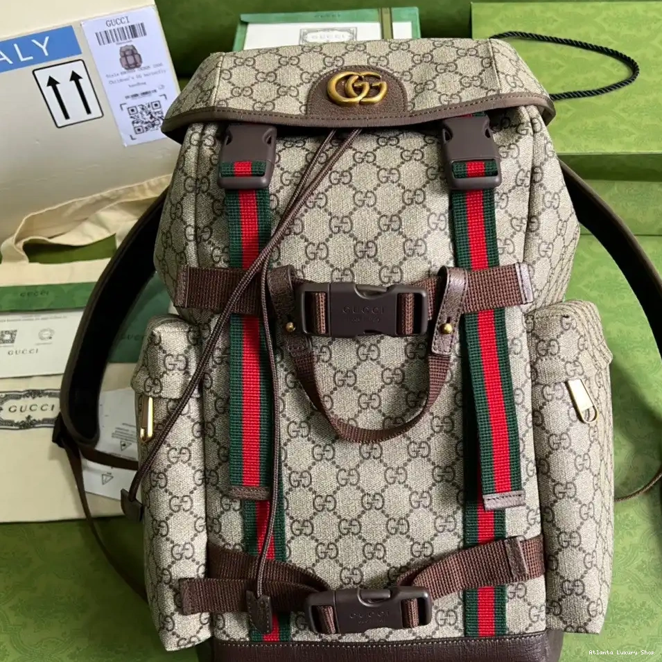 Affordable skateboard Web GG with Gucci backpack 0221