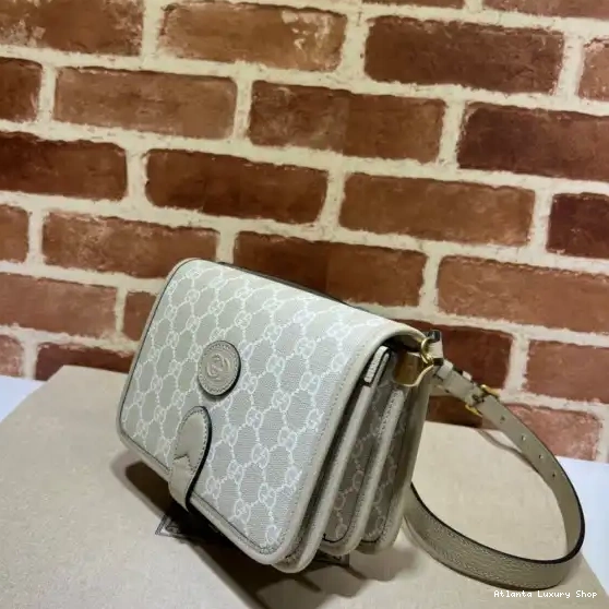 Rep G with shoulder Interlocking Mini GUCCI bag 0227