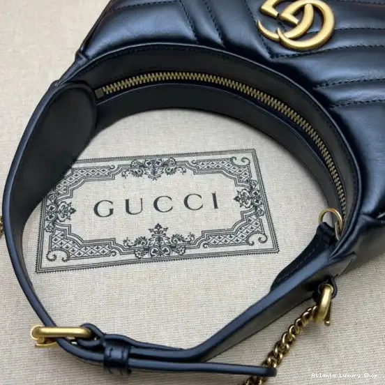 Rep mini half-moon-shaped GG bag GUCCI Marmont 0225