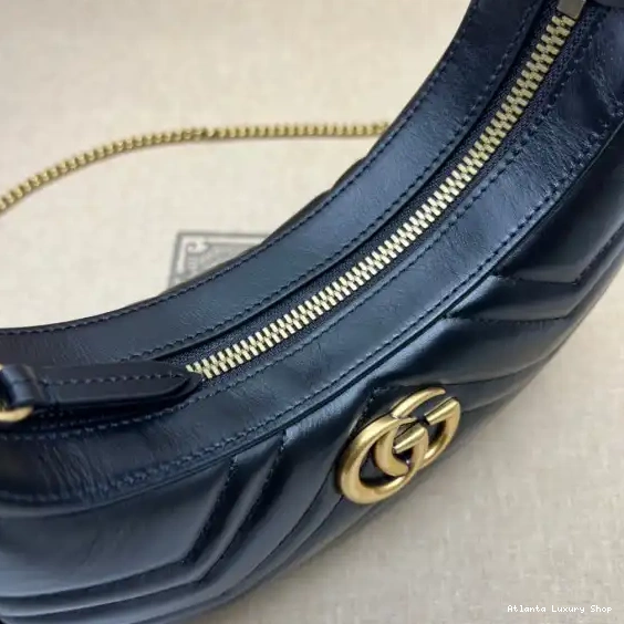 Rep mini half-moon-shaped GG bag GUCCI Marmont 0225