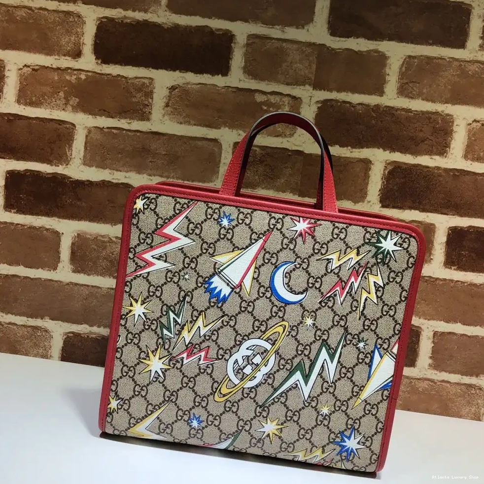 Affordable bag tote print GG space GUCCI Children's 0224