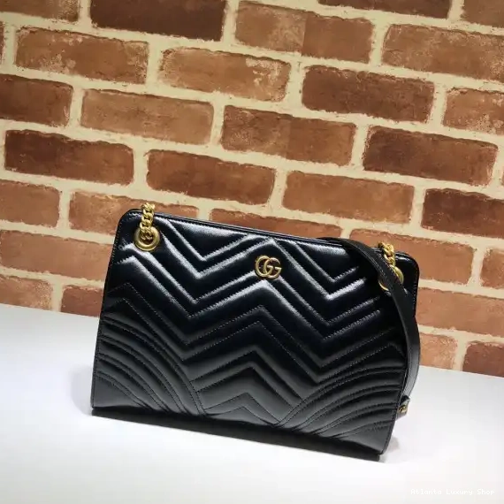 Rep GUCCI Marmont bag shoulder medium GG matelassé 0221