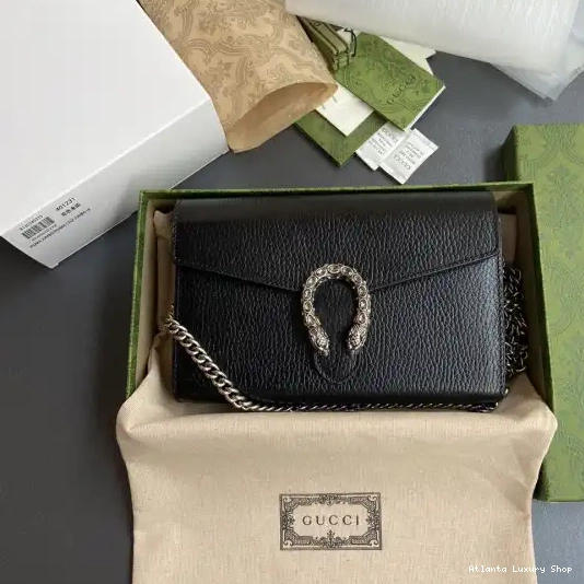 Rep mini Gucci leather chain bag Dionysus 0217