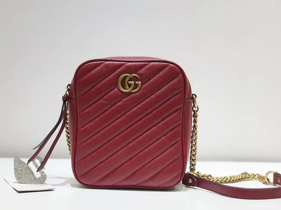 Affordable mini bag GG shoulder Marmont Gucci 0215