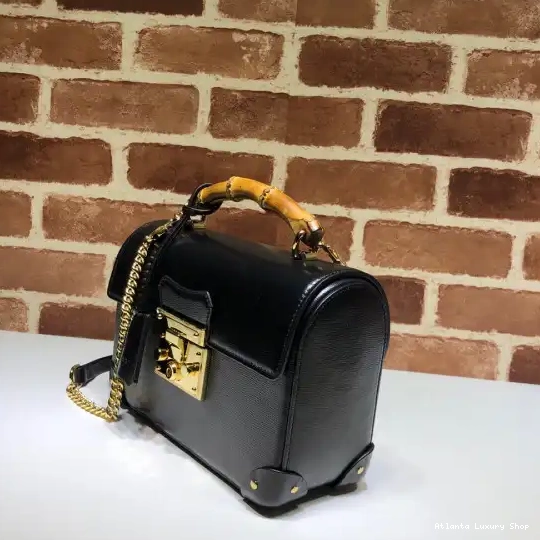 Rep GUCCI bamboo shoulder small GG Padlock bag 0227