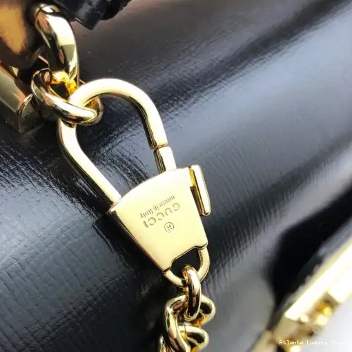 Rep GUCCI bamboo shoulder small GG Padlock bag 0227