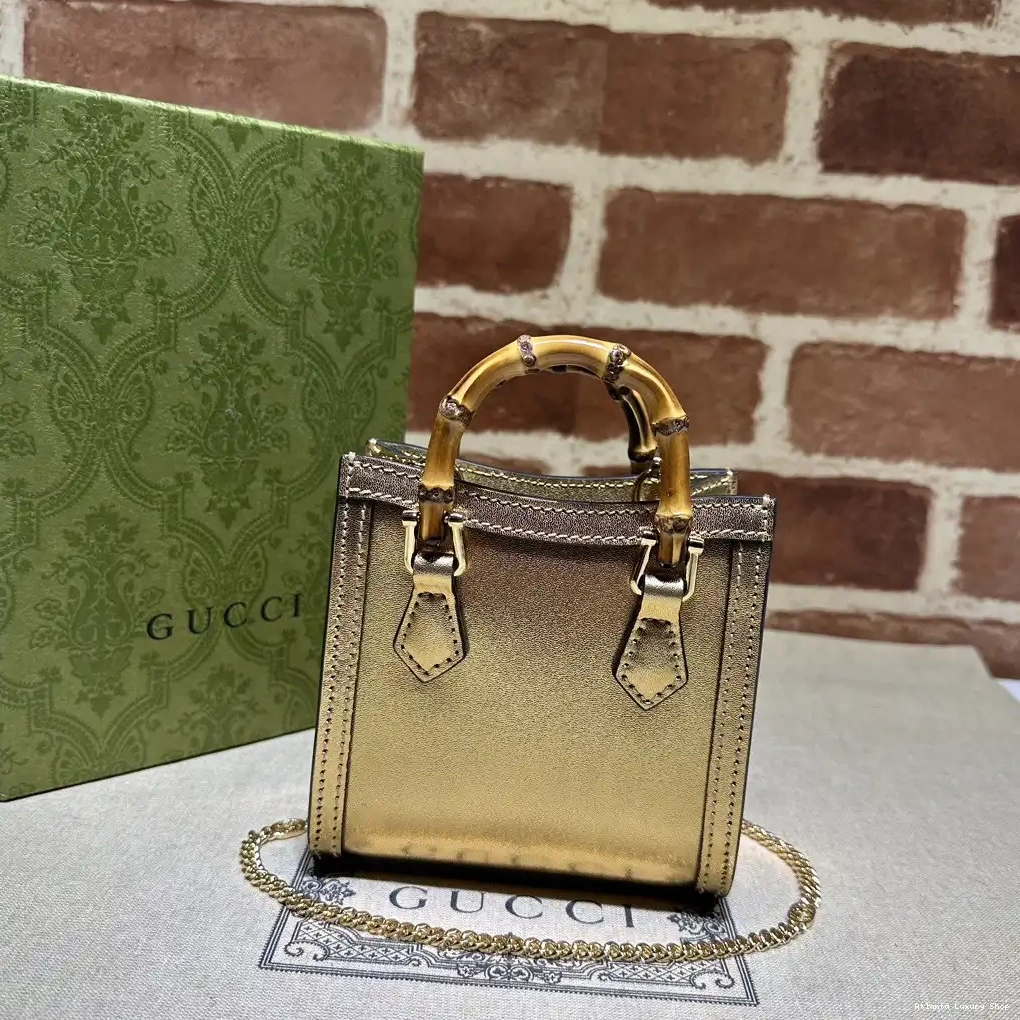 Cheap MINI SUPER GUCCI BAG-12*12.5*6CM DIANA 0225