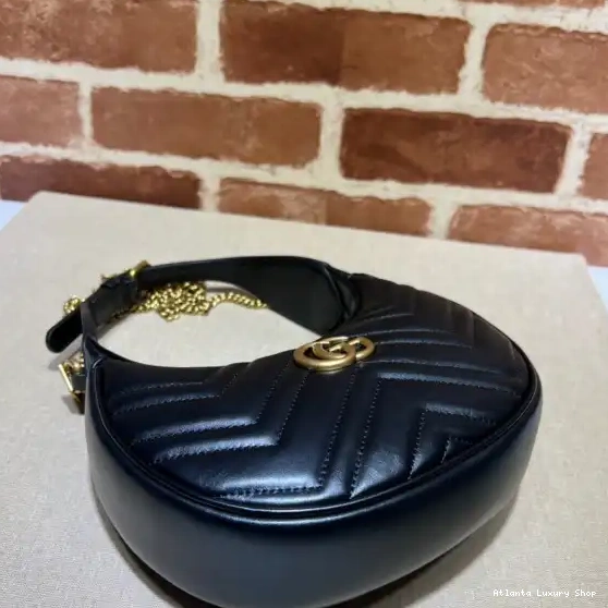 Rep mini half-moon-shaped GG bag GUCCI Marmont 0225