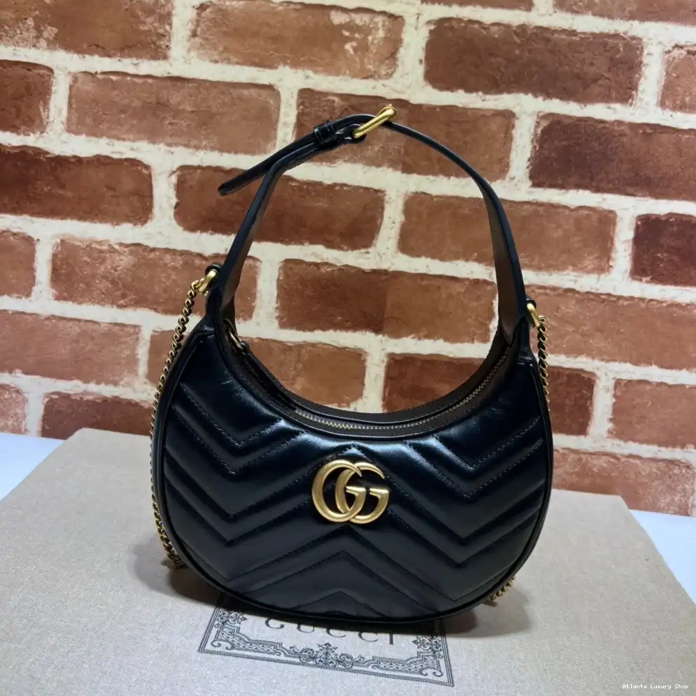 Rep mini half-moon-shaped GG bag GUCCI Marmont 0225