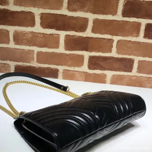 Rep GUCCI Marmont bag shoulder medium GG matelassé 0221