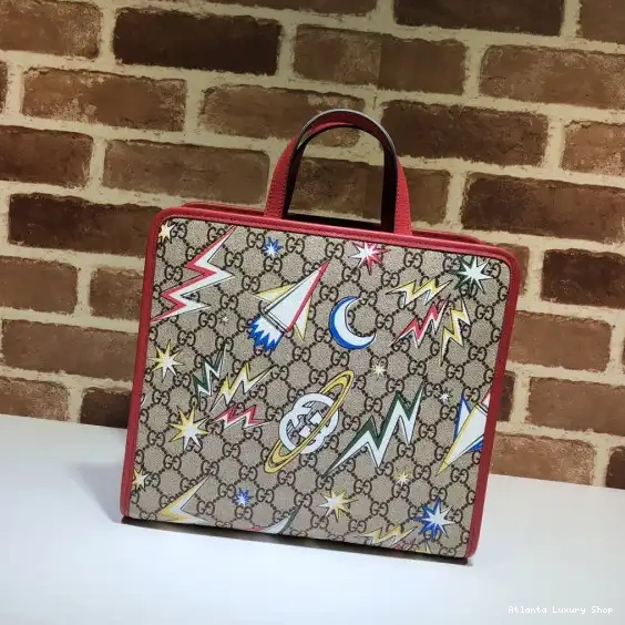 Affordable bag tote print GG space GUCCI Children's 0224