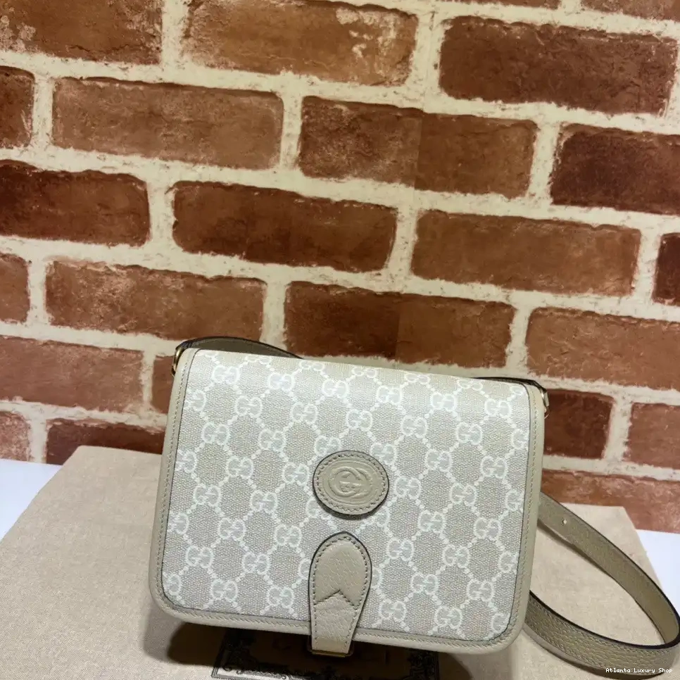 Rep G with shoulder Interlocking Mini GUCCI bag 0227