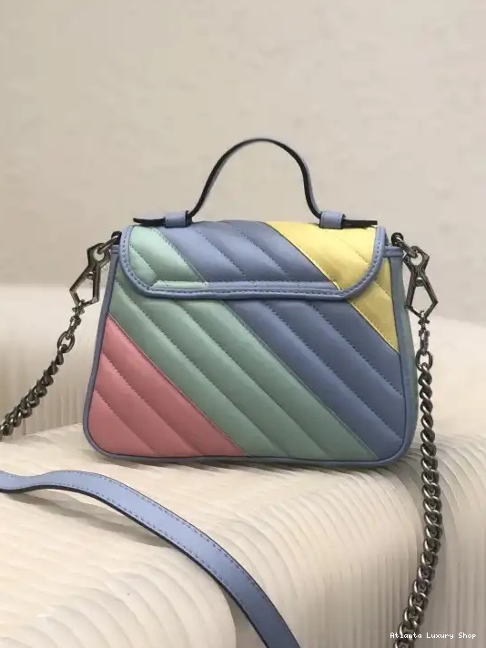 Affordable bag mini Marmont GG top handle GUCCI 0210